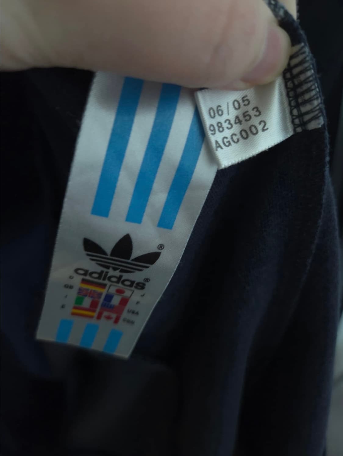 아디다스 유로파 네이비 하늘 희귀 져지 상품이미지3