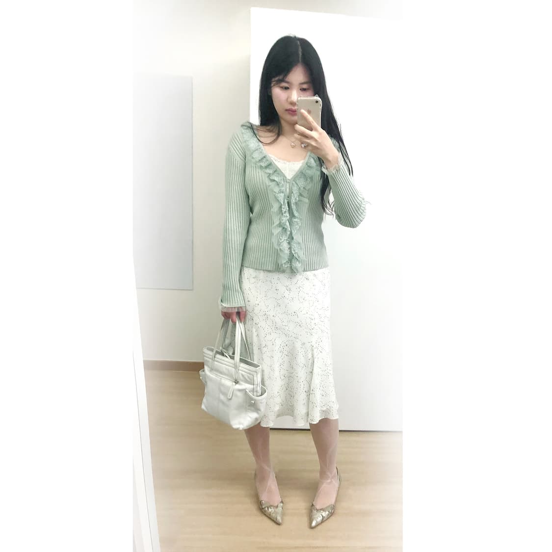 물방울 릴리 스커트「 토도독 귀여운 물방울 무늬。。。♥」 상품이미지2