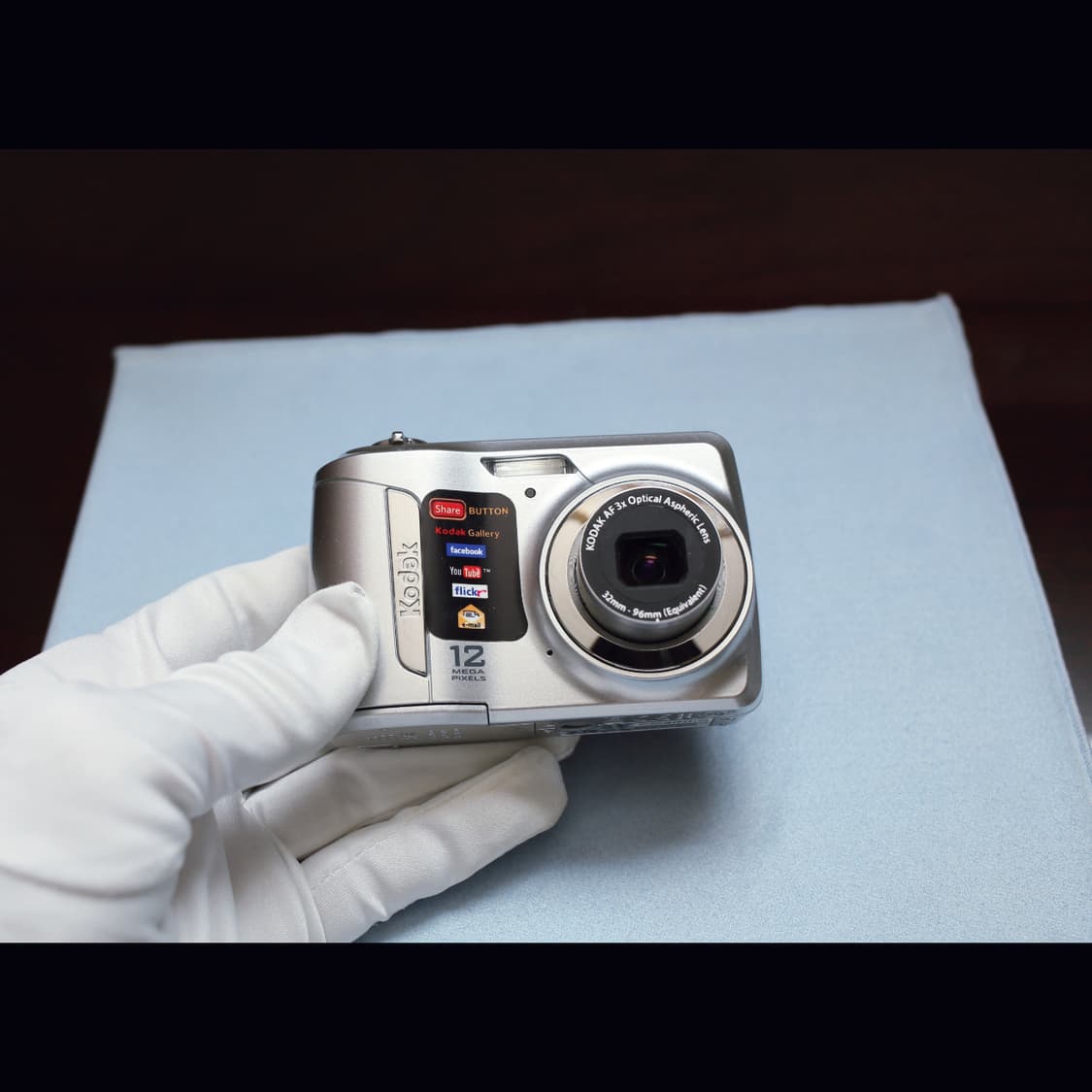 레어<준 민트급><키키디카>코닥 C143 실버 빈티지 디카 상품이미지8