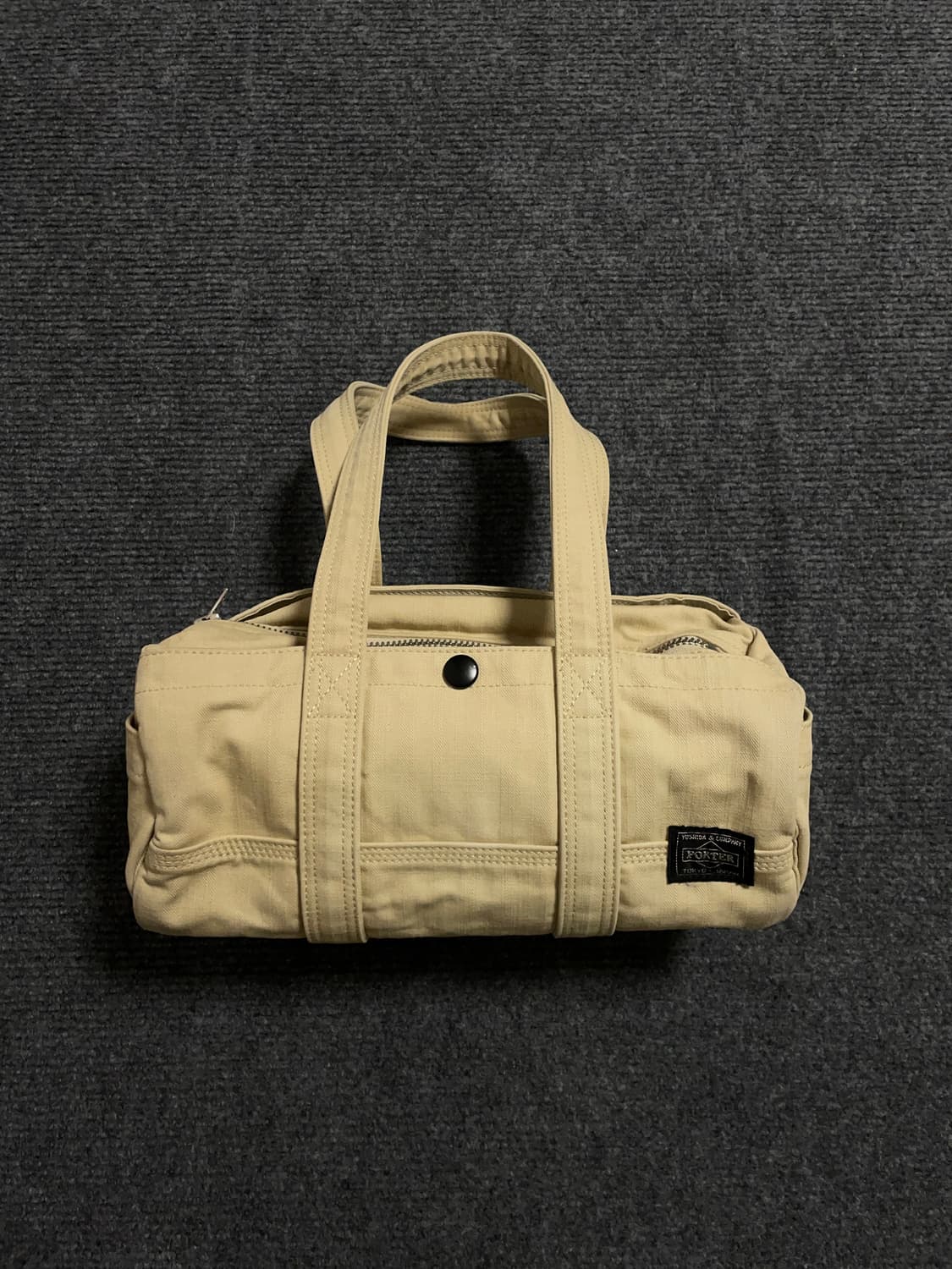 포터 베이지 보스턴백 S 상품이미지1