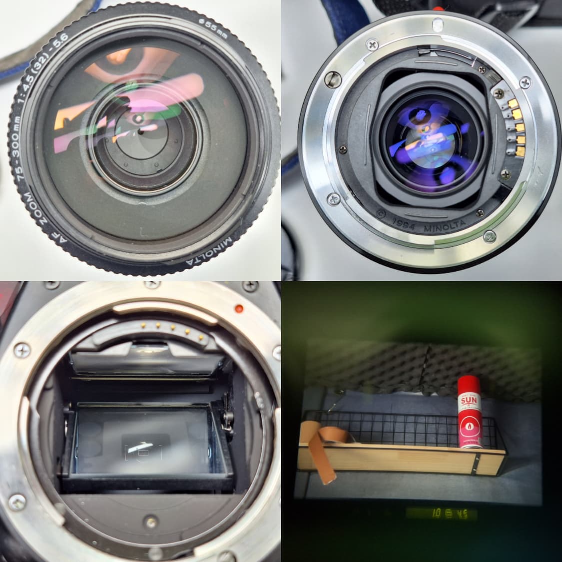 빈티지 필름카메라 풀세트/미놀타 a7700i 75-300mm 망원렌즈 상품이미지2