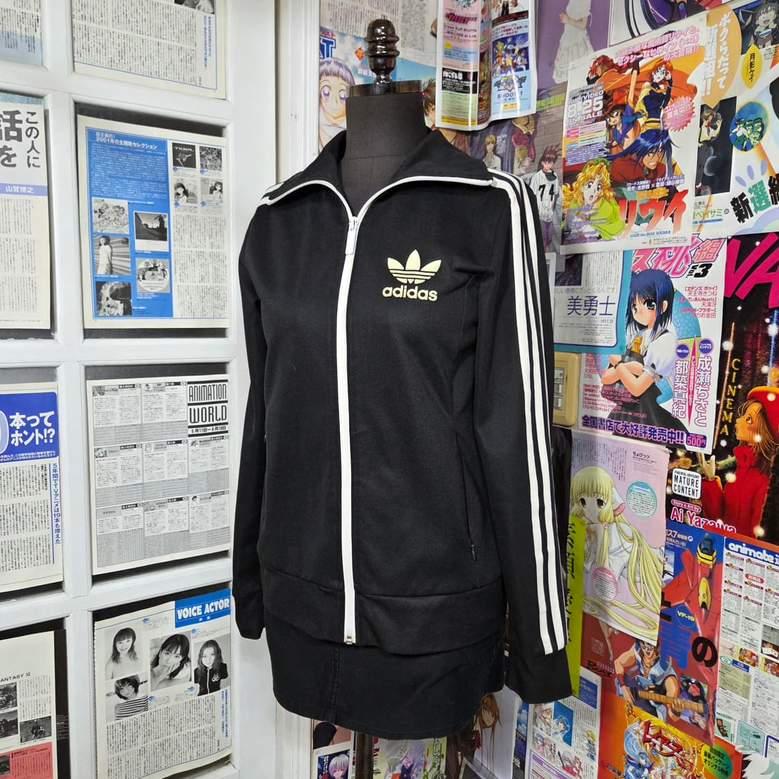 아디다스 유로파 블랙 슬림핏 져지 트랙탑 상품이미지2