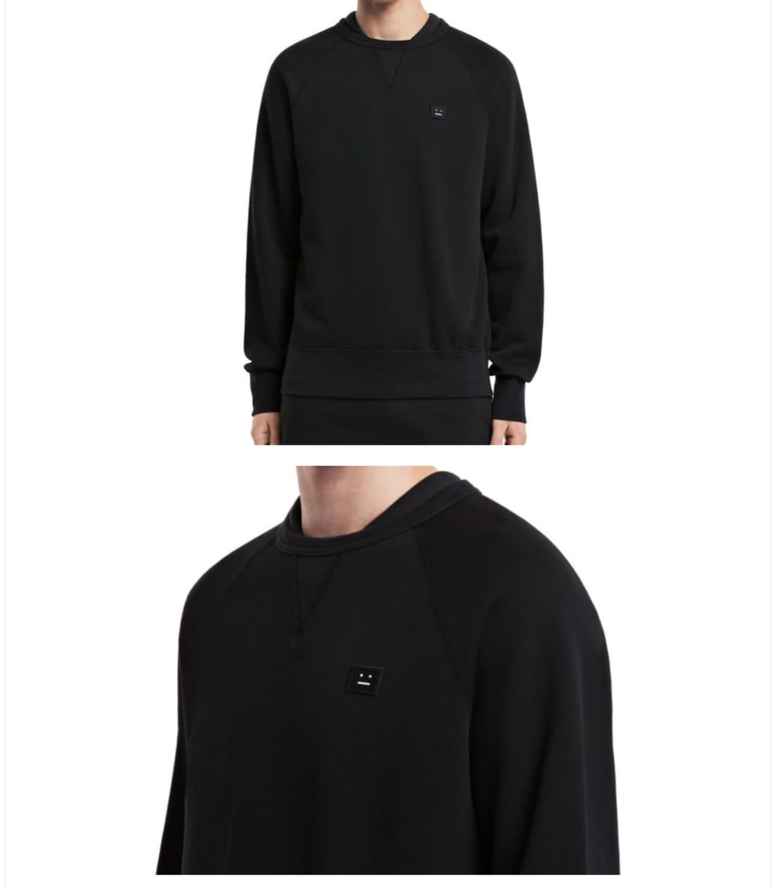 100~105/ 아크네 스튜디오 컬리지 페이스 맨투맨 상품이미지2