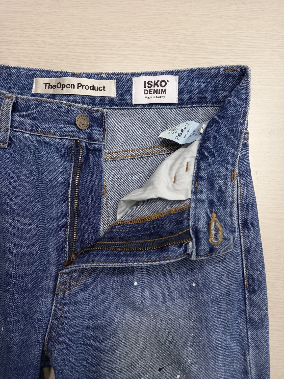 28 TheOpenProduct 하이웨이스트 페인티드진 28-882 상품이미지6