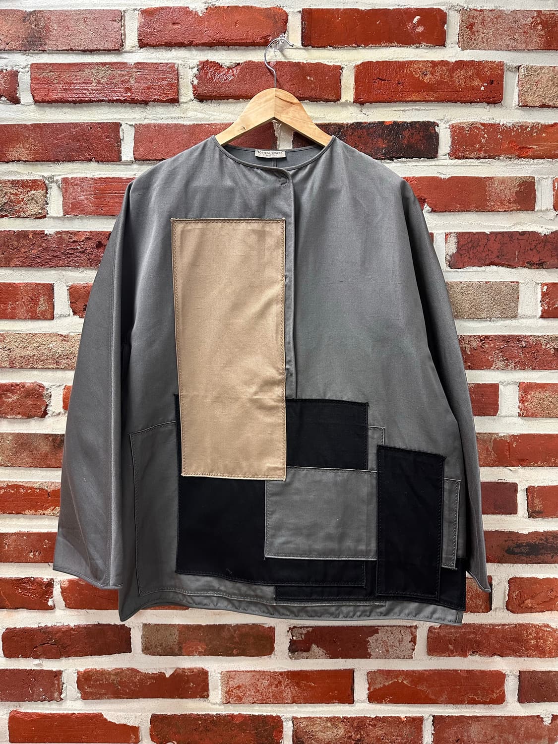 (40)보테가베네타 오버핏 패치워크 풀오버 상품이미지2