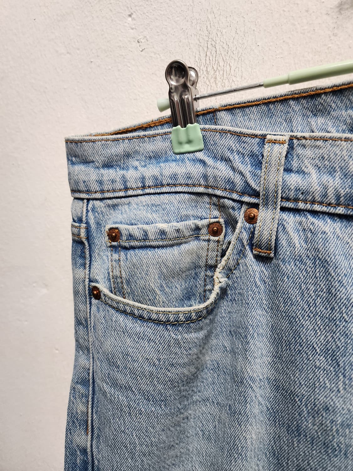 리바이스 513 빈티지 연청 데님  상품이미지4