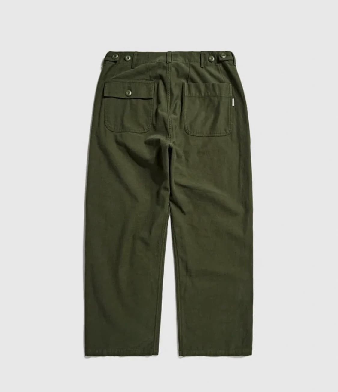 에스피오나지 Wide Baker Pants Olive 퍼티그 팬츠 상품이미지2