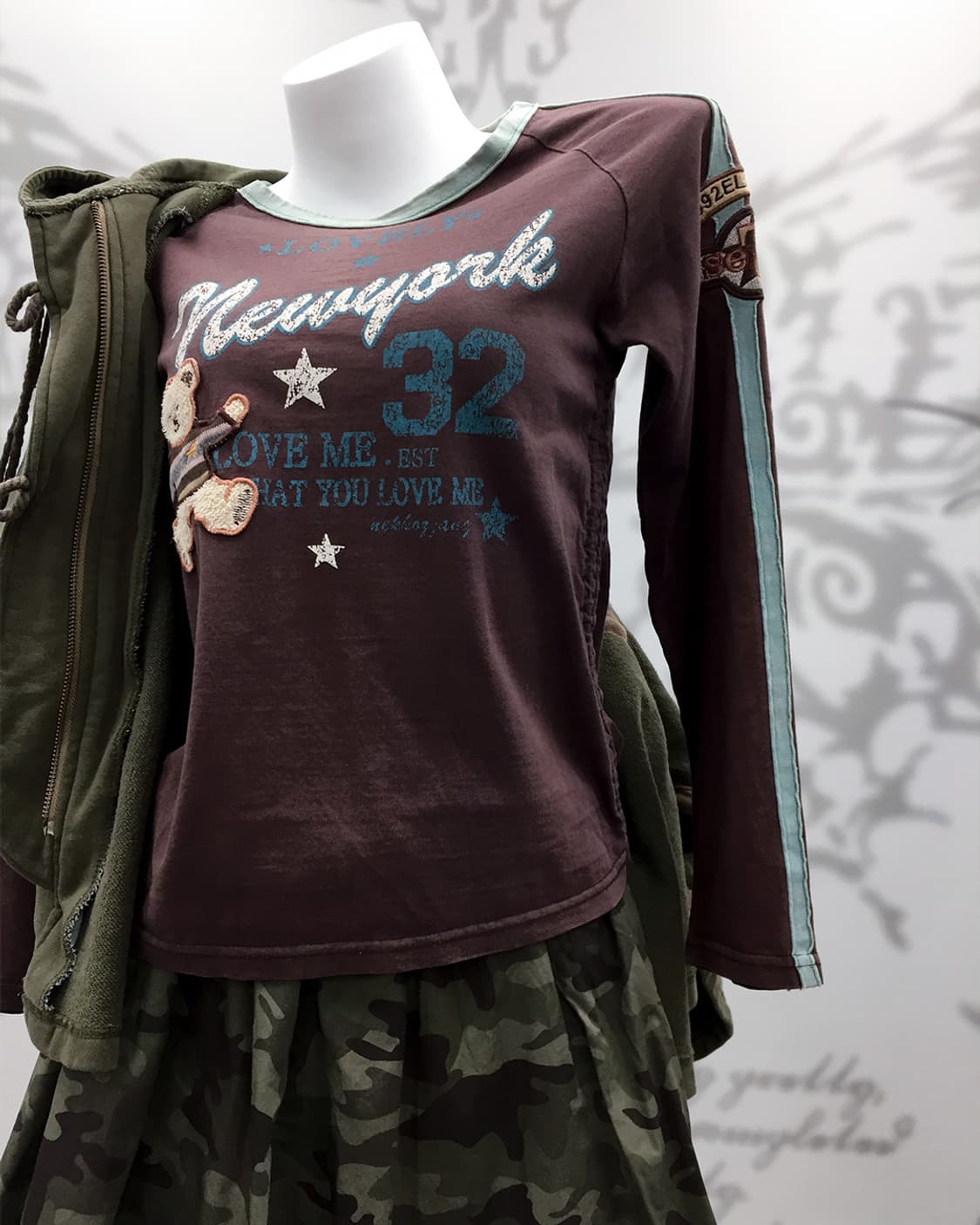 Avirex Khaki grunge set up (set 할인가) 상품이미지8