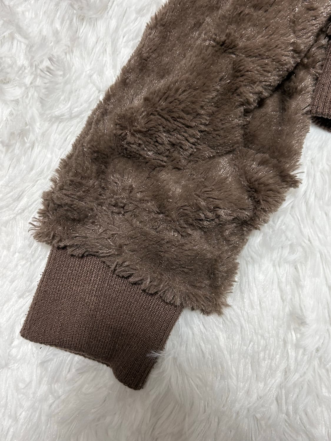 Taro fur fleece hood zip-up 상품이미지3