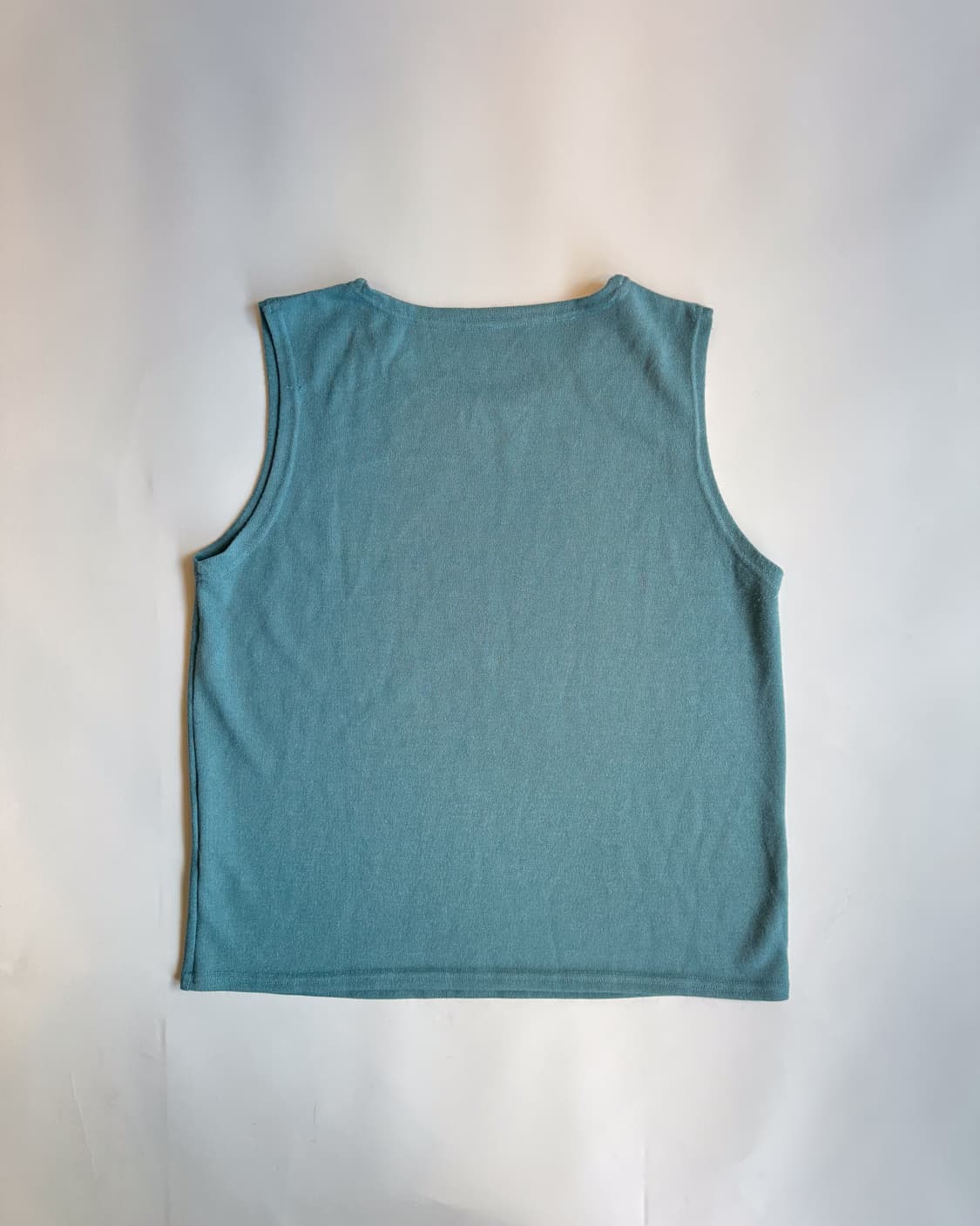 Teal Textured Sleeveless 상품이미지4