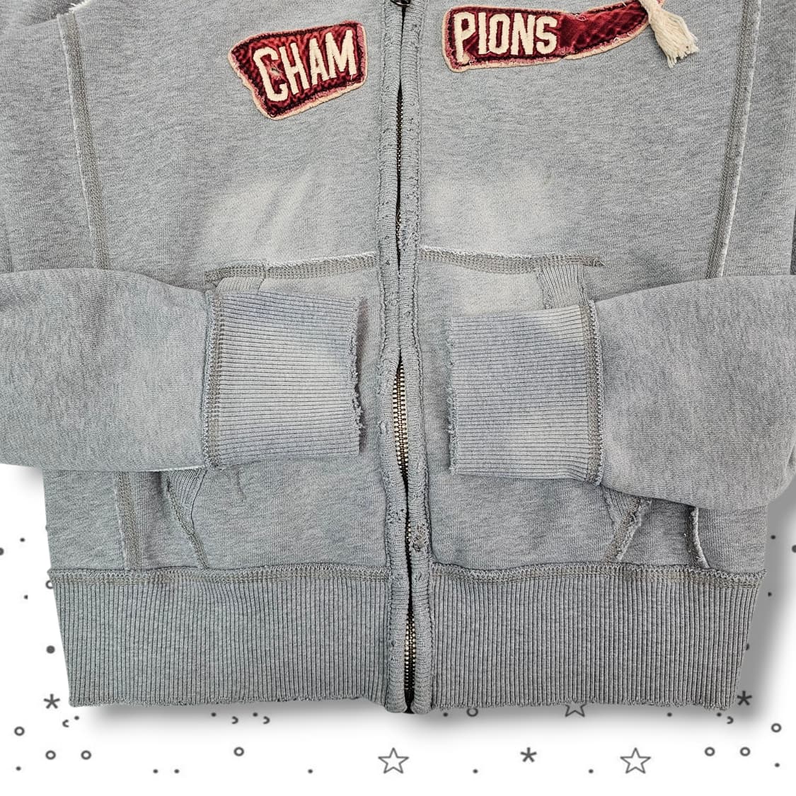 M Abecrombie 아베크롬비 그레이 후드집업 상품이미지3