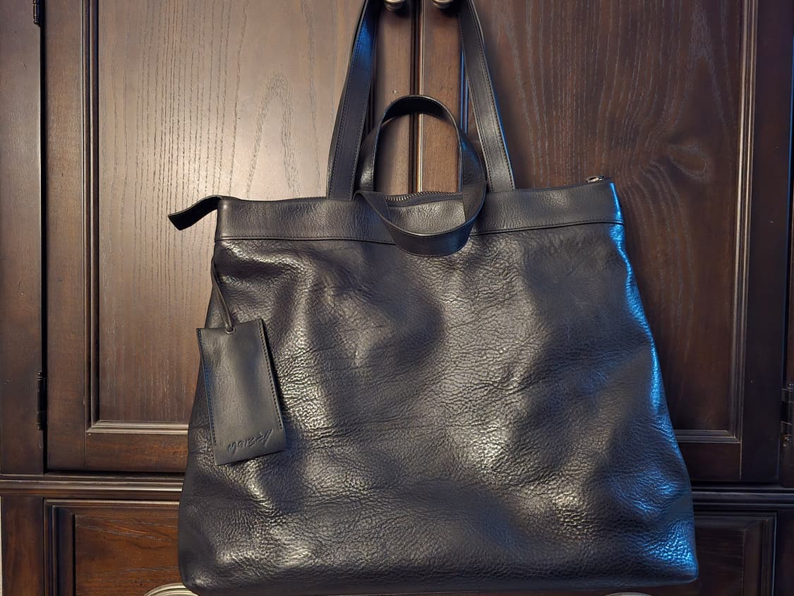 마르셀 marsell BORSO 레더 쇼퍼백 토트백입니다. 상품이미지1