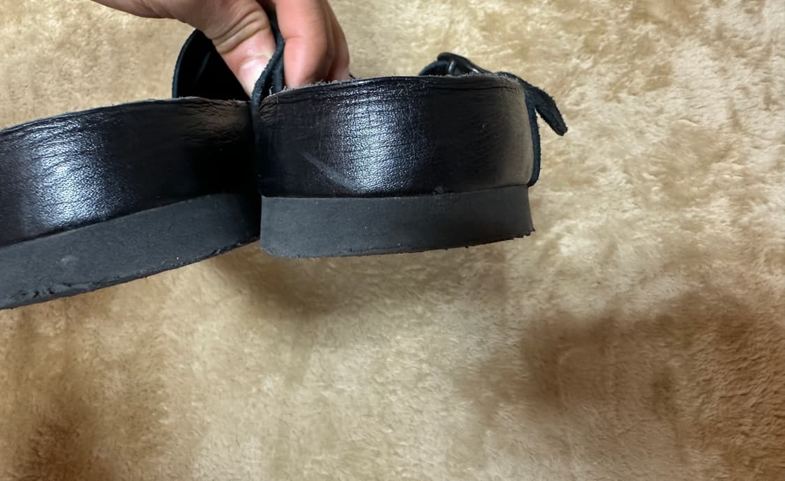 니들스 클로그 스웨이드 블랙 8사이즈 상품이미지5