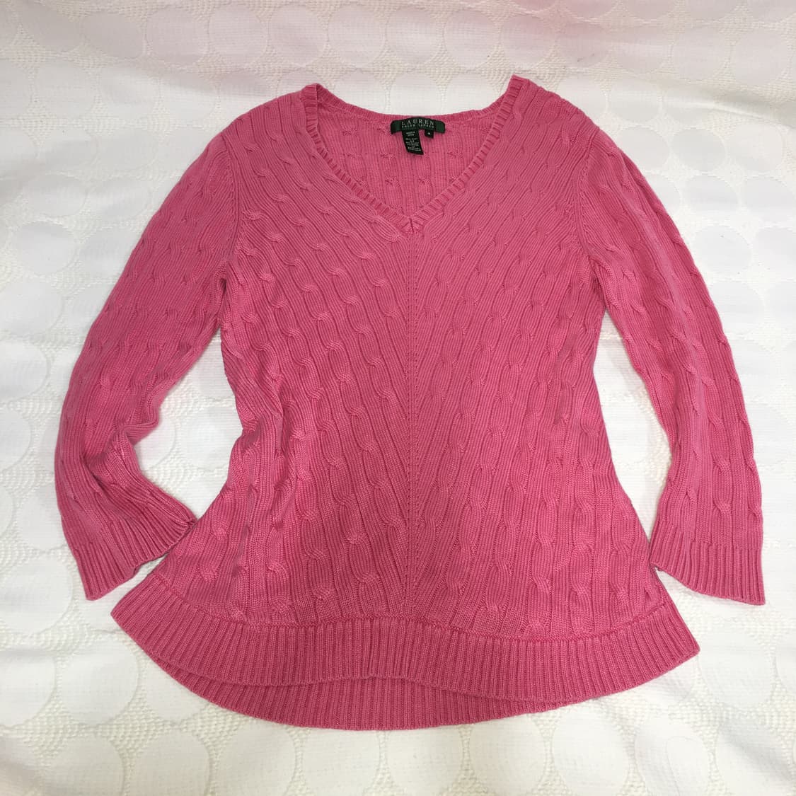 ralph lauren핑크 실크 니트 상품이미지4