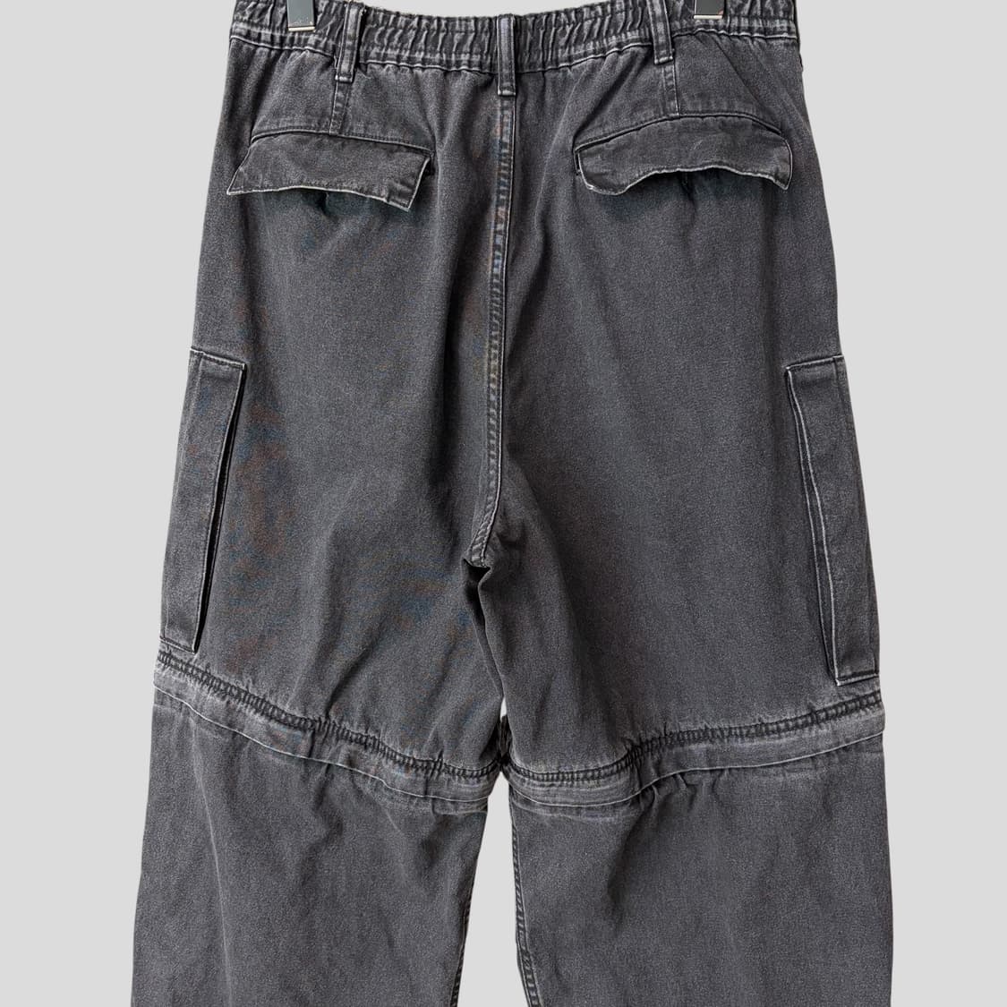 (L)GU 지유 언더커버 데님 컨버터블 와이드 카고 팬츠 상품이미지7