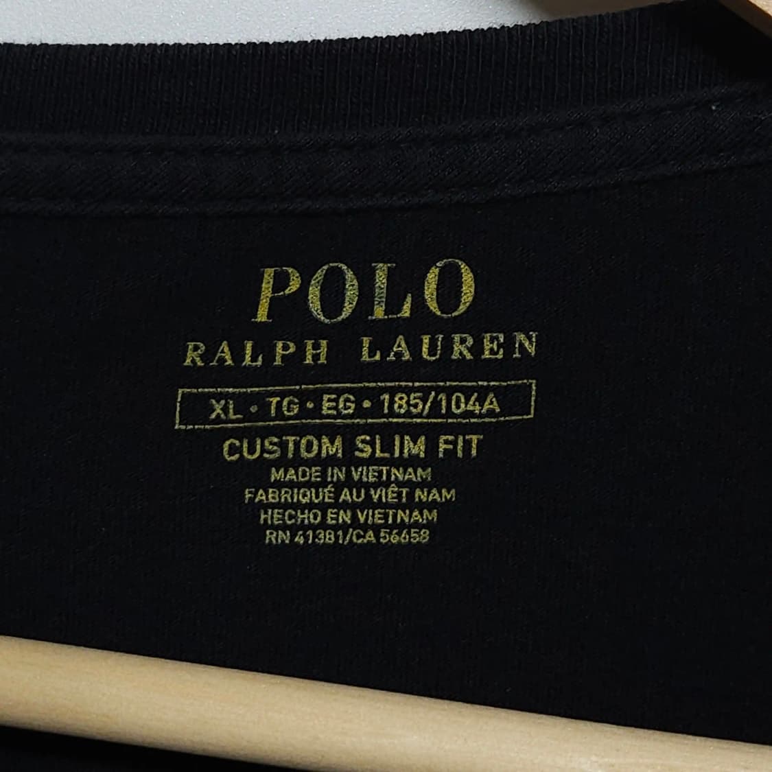 110)POLO 폴로 랄프로렌 롱슬리브 긴팔티셔츠 블랙 상품이미지3
