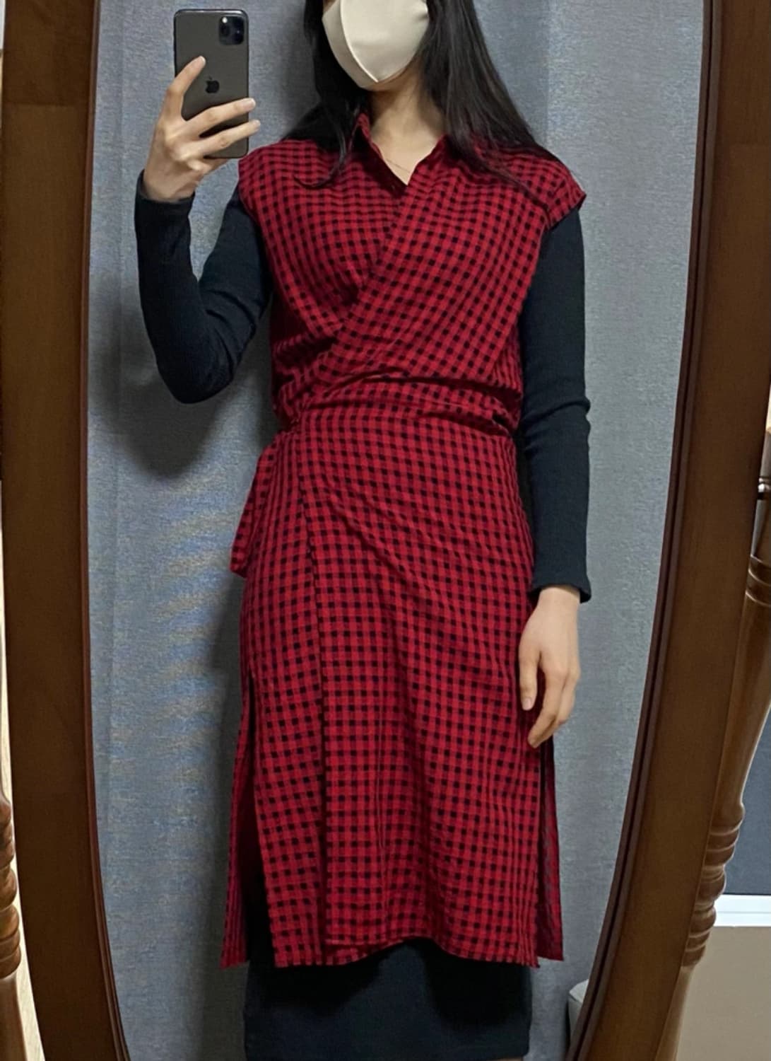 티바이 알렉산더왕 울소재 랩원피스 상품이미지6