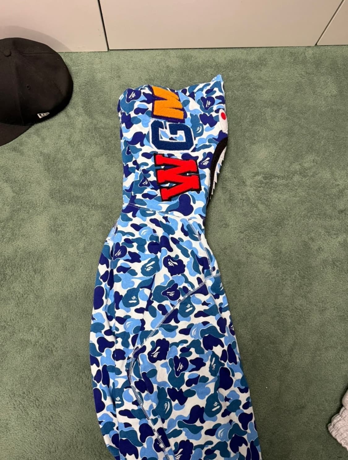 베이프 청계 샤크 후드집업XL 상품이미지2