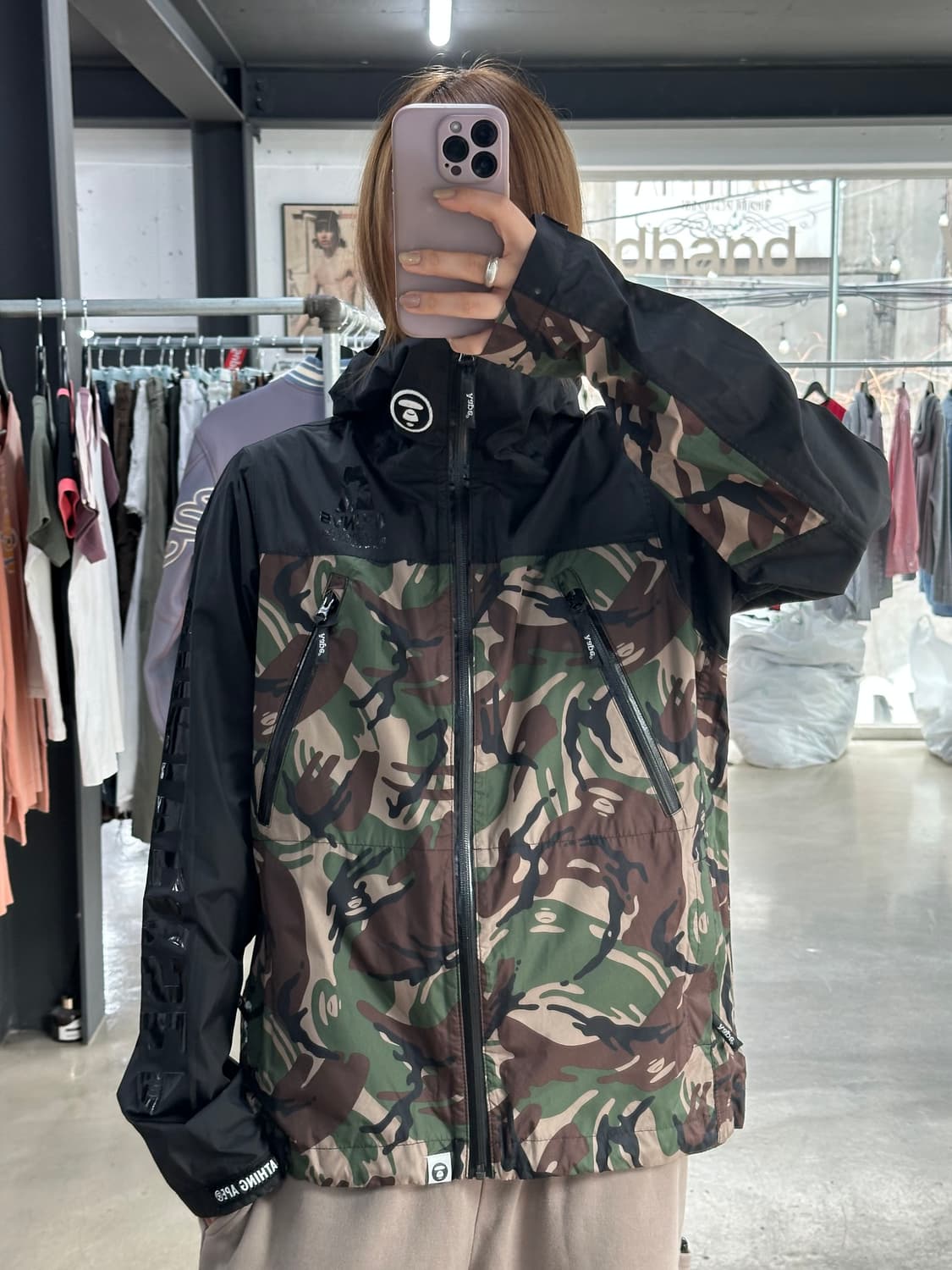 에이프 카모 라이트웨이트 윈드브레이커자켓 상품이미지3