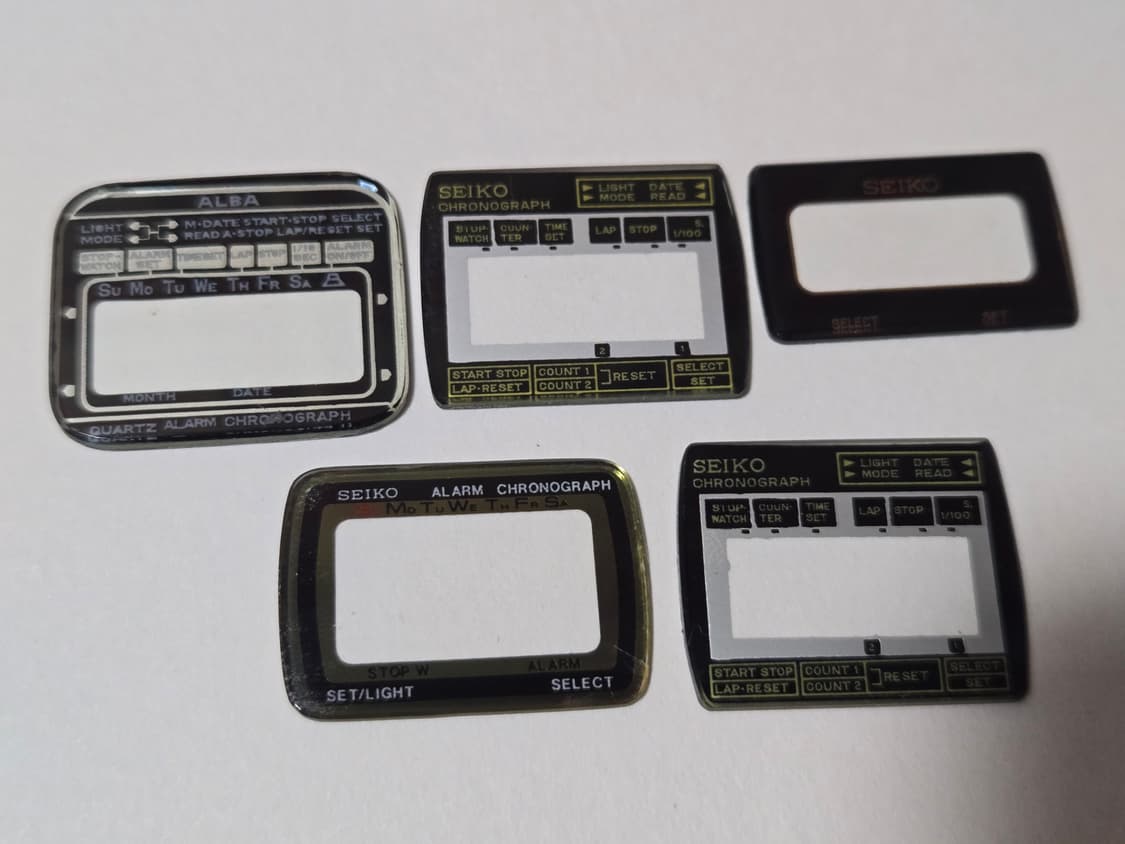 빈티지 카시오,세이코,시티즌 디지탈시계 오리지날 다이얼유리 상품이미지7