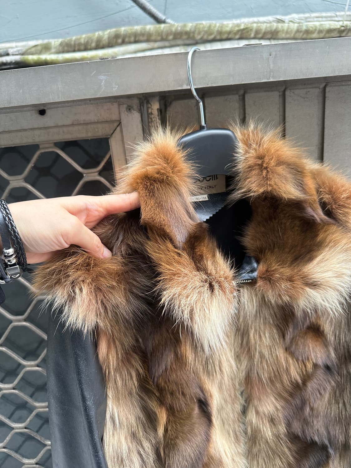 RABOEM lambs leather fox fur jacket 상품이미지2