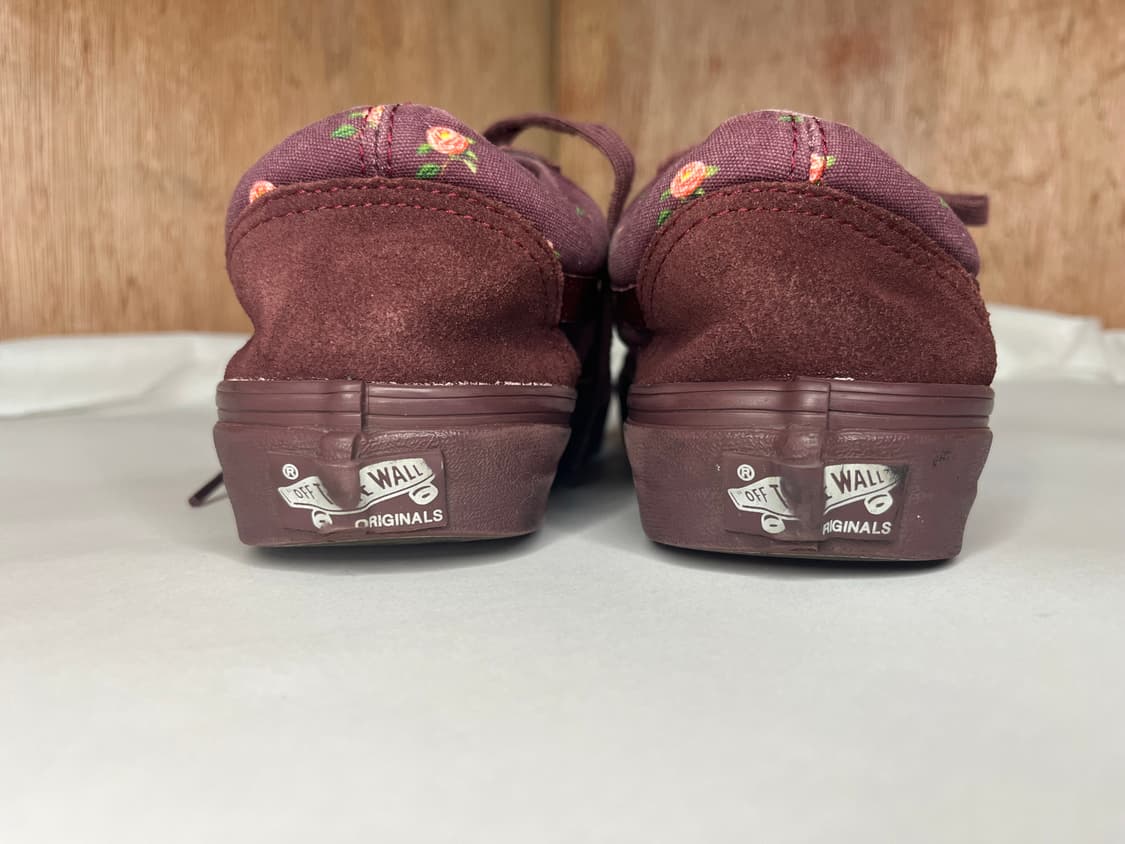 언더커버 반스 버건디 로즈 프린트 스니커즈 상품이미지4