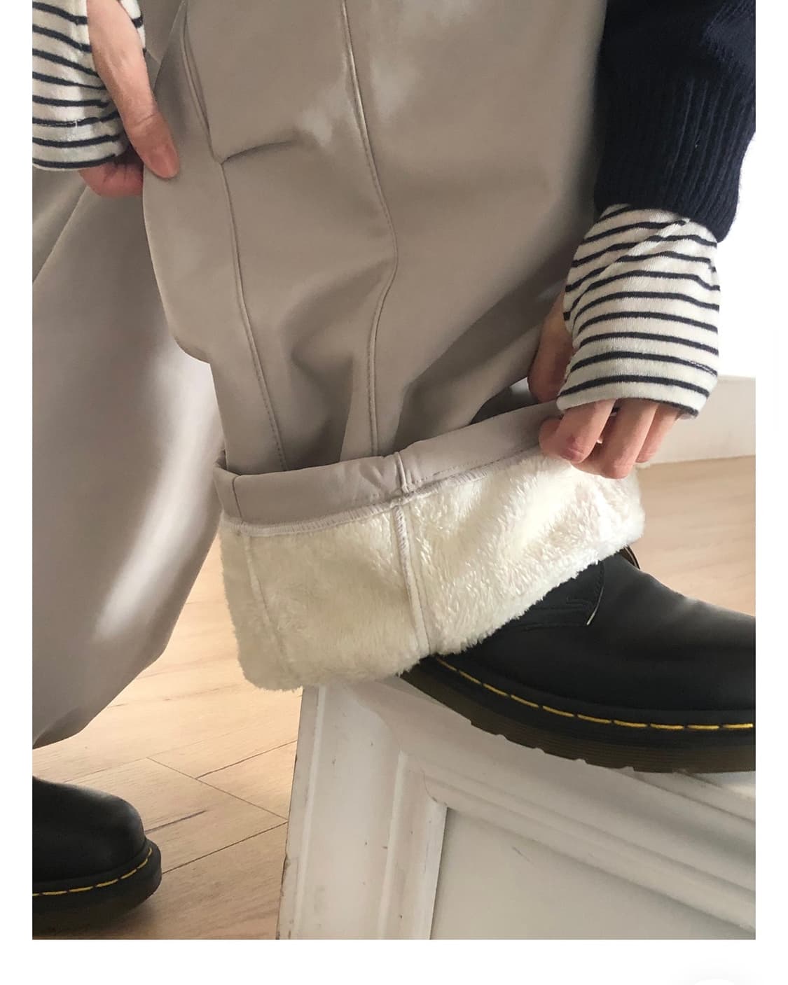 (새제품/정가이하) 릿킴 플러피 데일리 팬츠 FLUFFY DAILY PA 상품이미지4