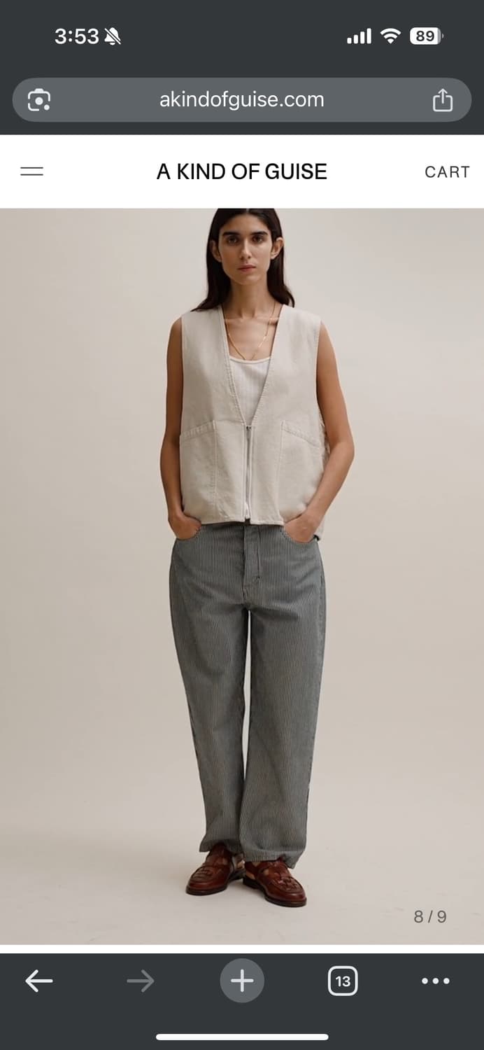 A kind of guise 스트라이프 바지 32사이즈 상품이미지8