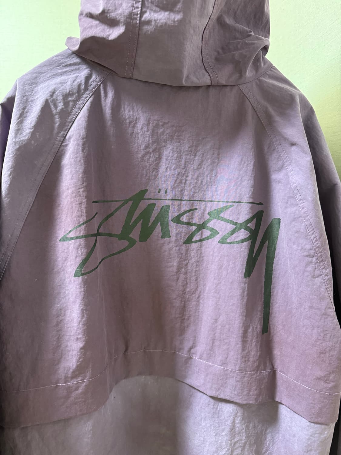 스투시 비치 쉘 자켓 바람막이 퍼플 L 상품이미지2
