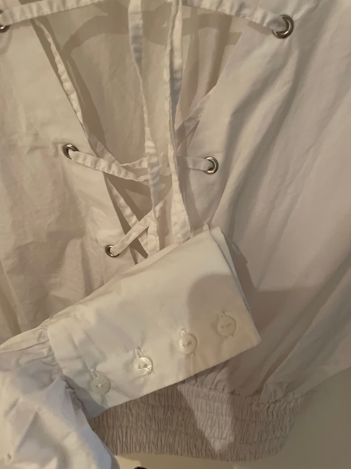 Zara Lace-up Shirts 상품이미지3