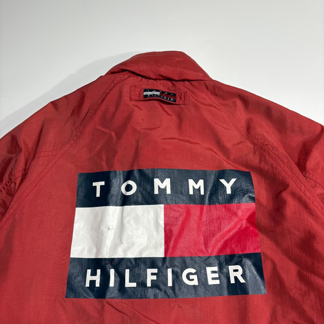 타미힐피거 레드 집업 자켓 상품이미지7