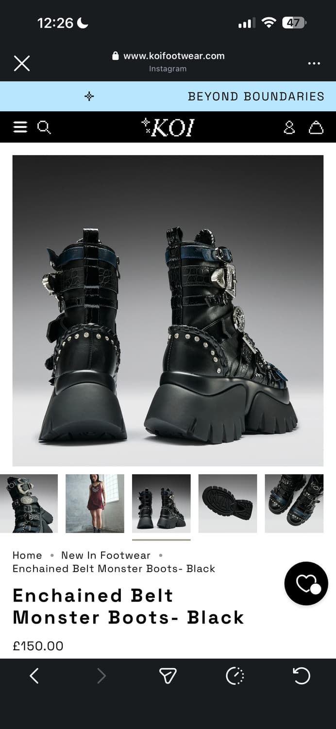 koifootwear belt boots 상품이미지4