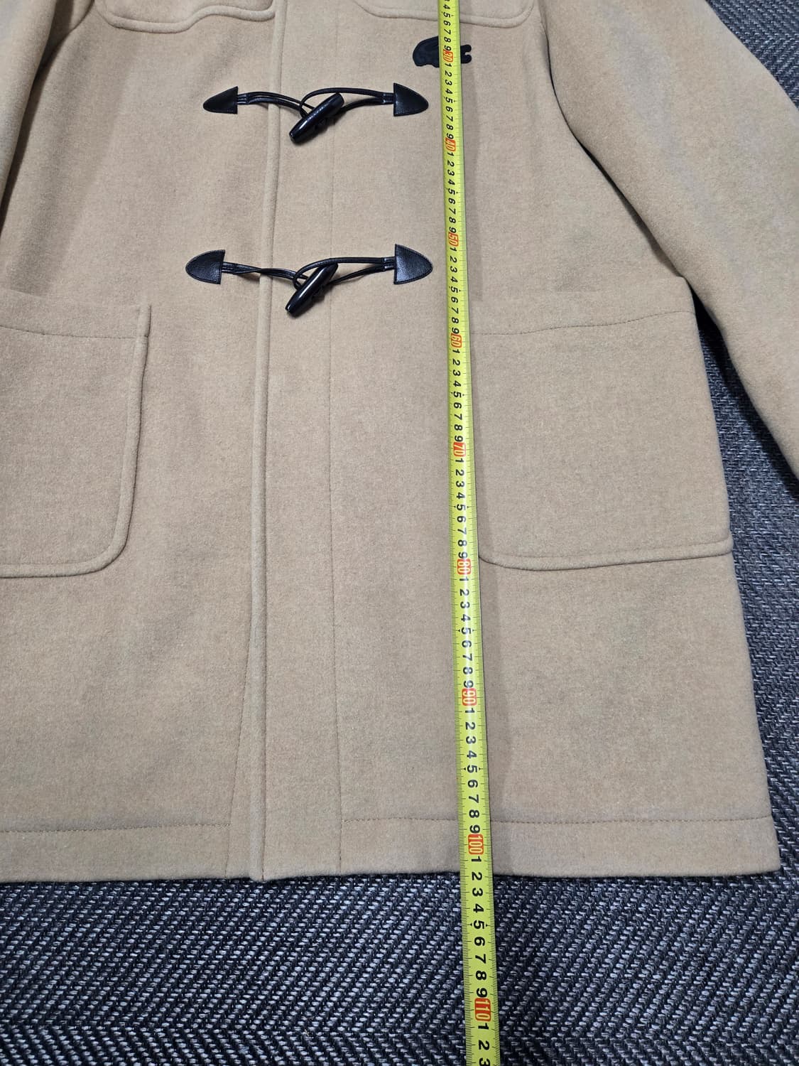 라코스테 남여공용 울70% 혼방 후드 더플 코트 BH7284 상품이미지9