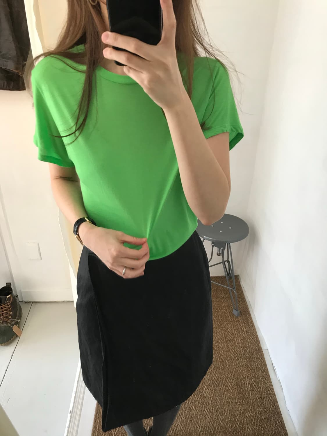 bamboo green t-shirt 상품이미지4