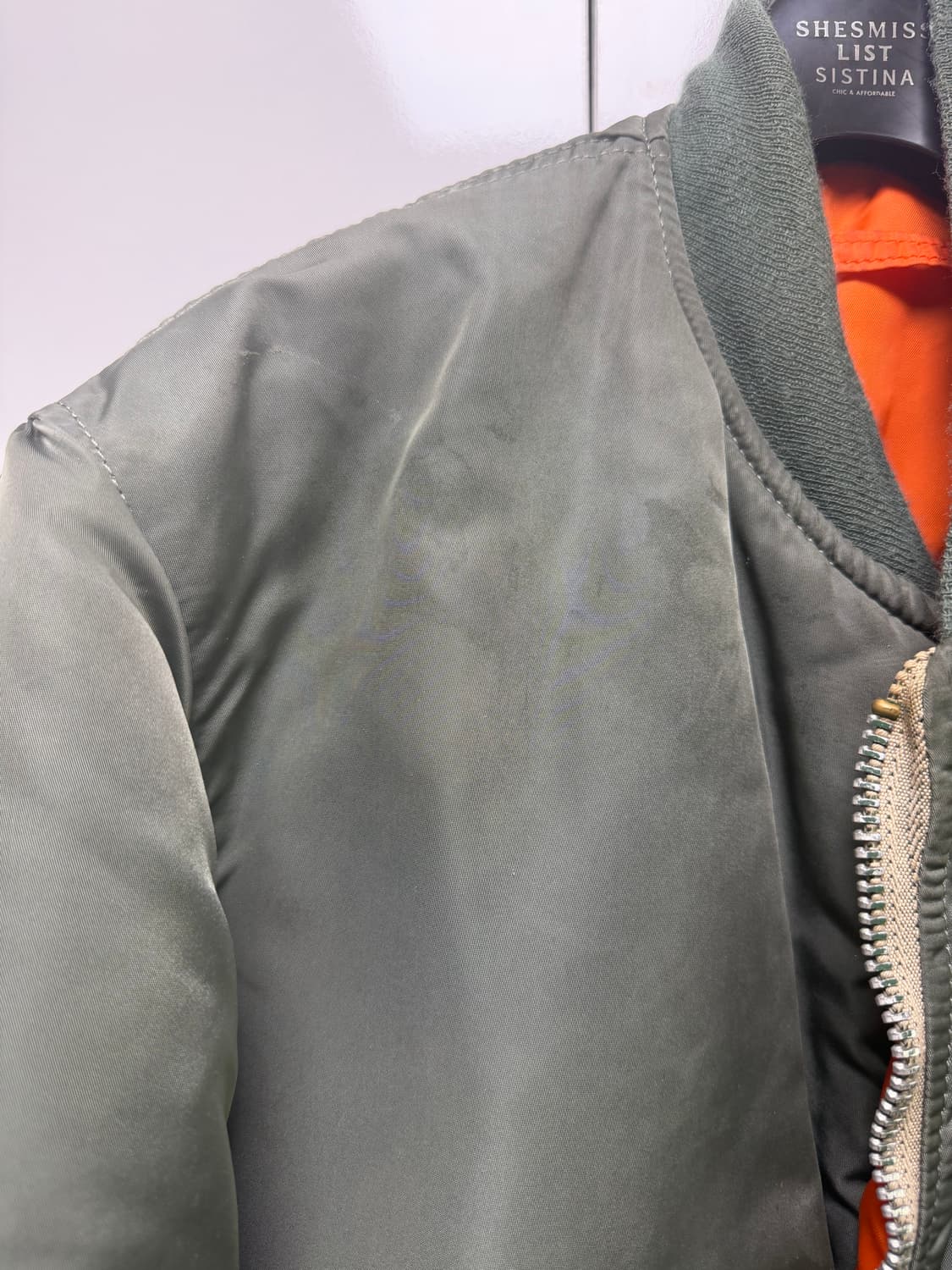 90s 알파인더스트리 ma-1 L사이즈 상품이미지3