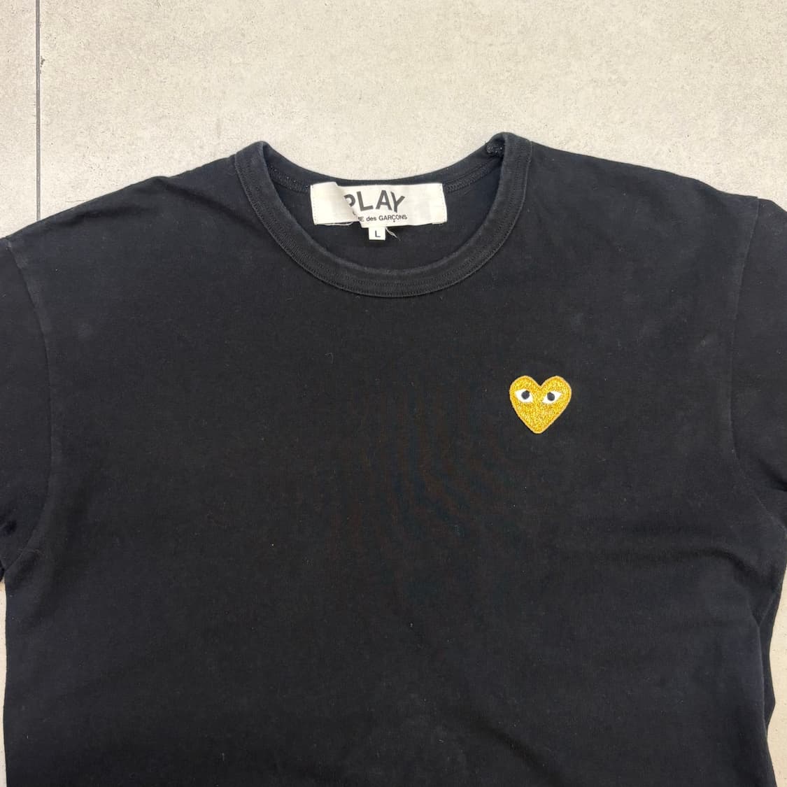 꼼데가르송 플레이 골드와펜 티셔츠 상품이미지5