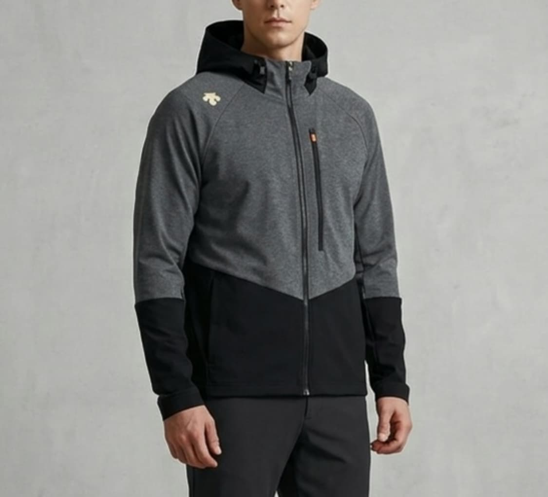 [100]데상트 기능성 후드집업 상품이미지1