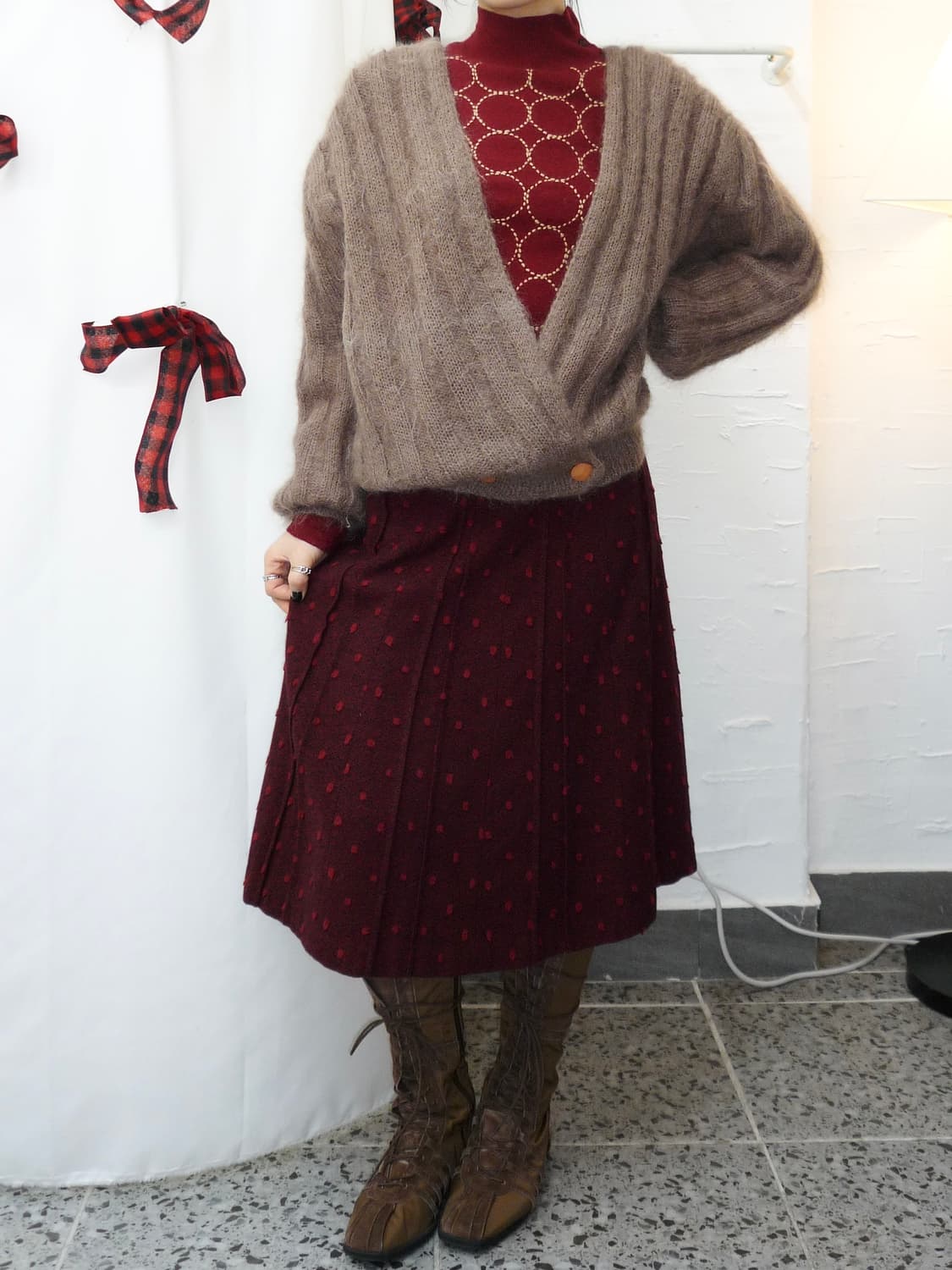 two buttons cozy cardigan 상품이미지2