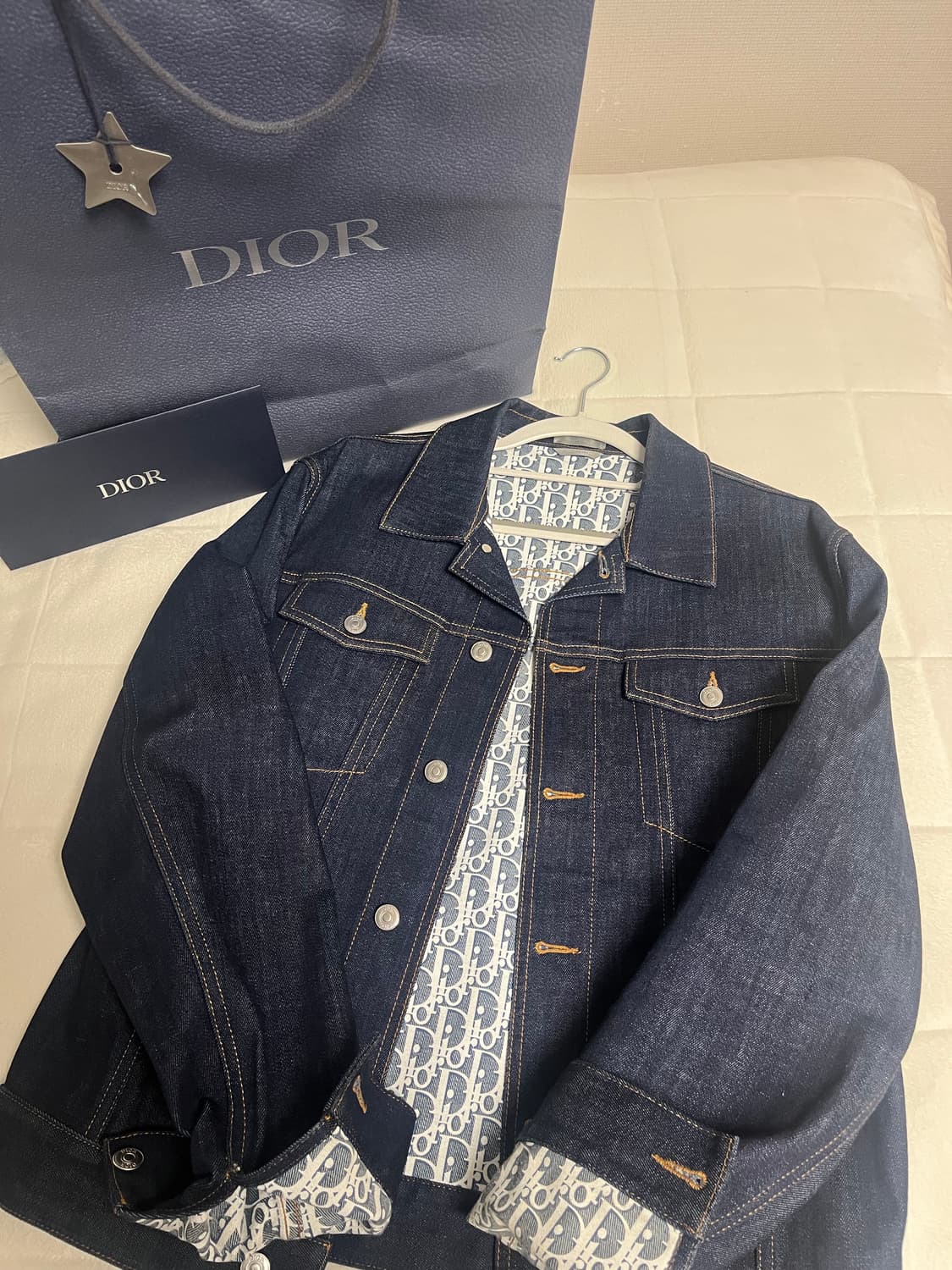 디올 오블리크 데님자켓 (정품 상품이미지1