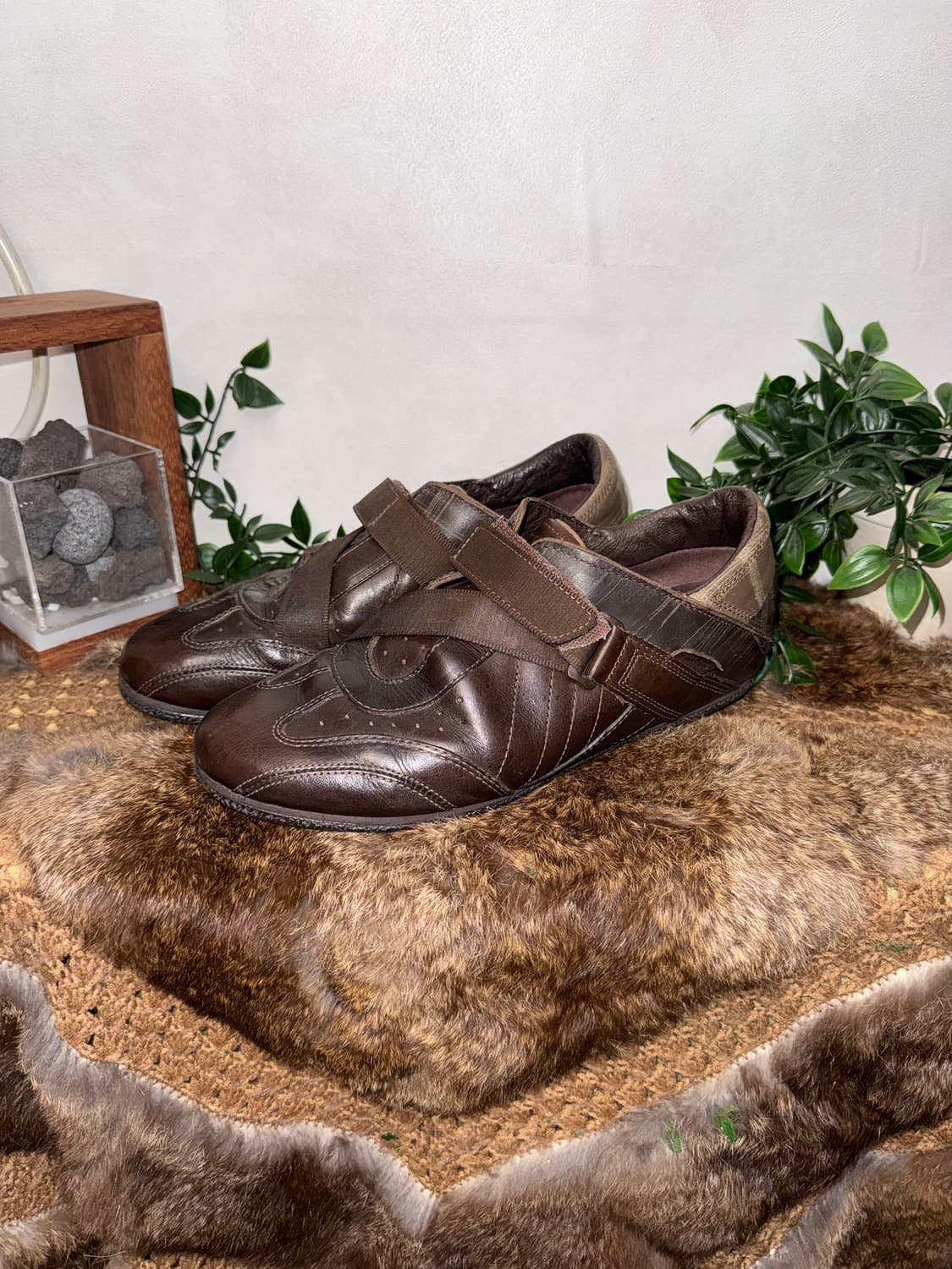 DIESEL leather strap rubber sole loafers 상품이미지2