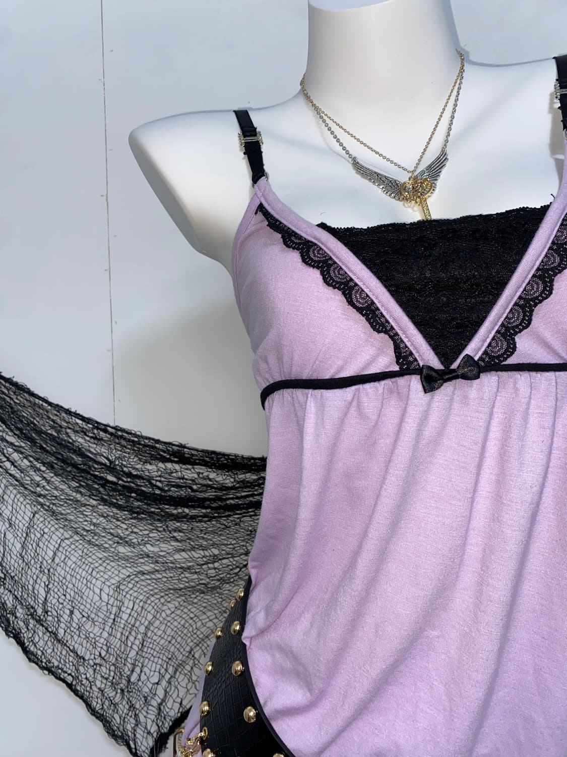 ꒰ঌ 세실맥비 갸루 레이스 슬리브리스 ໒꒱ 상품이미지4