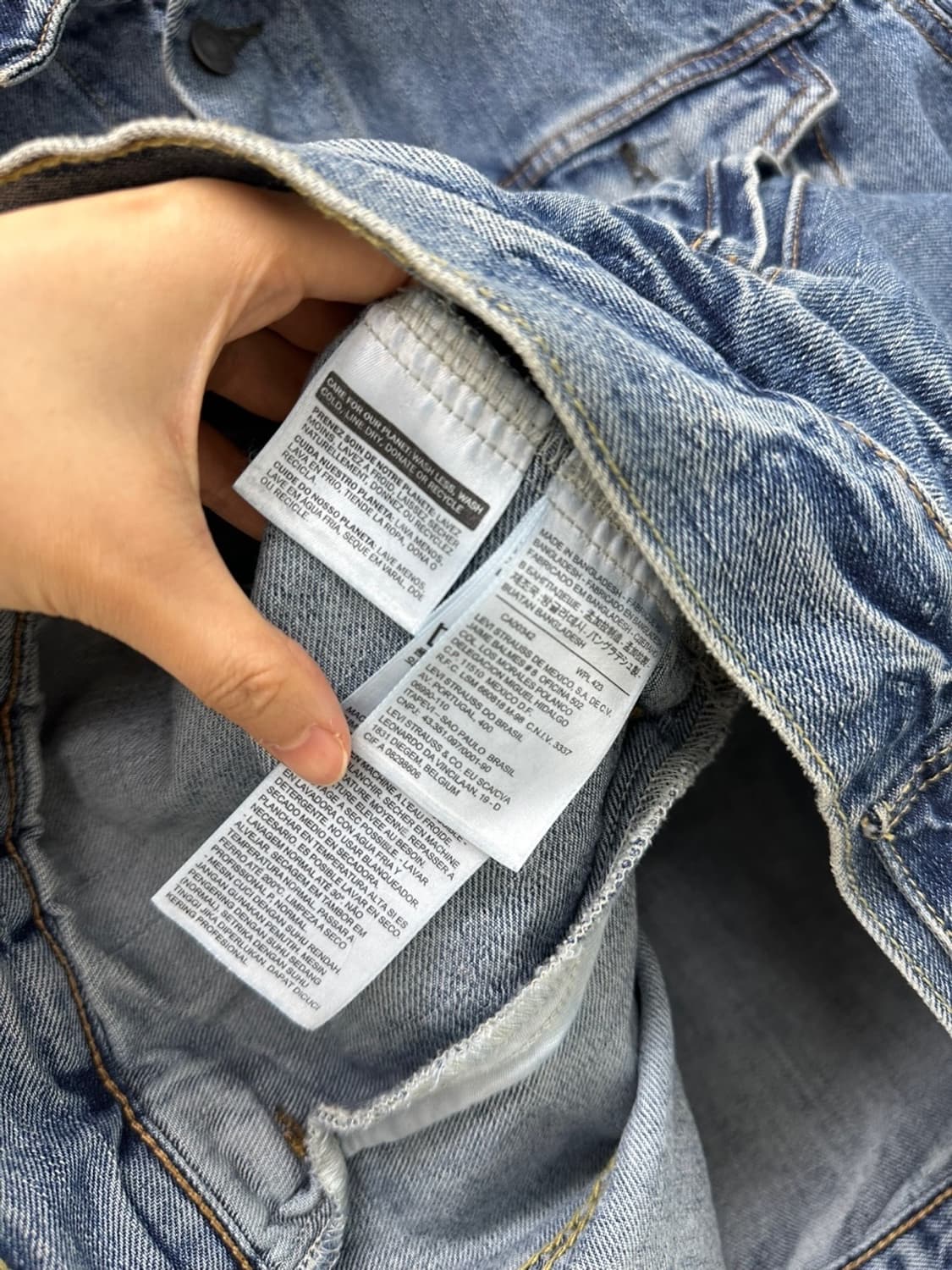 리바이스 청자켓 (M)  상품이미지8