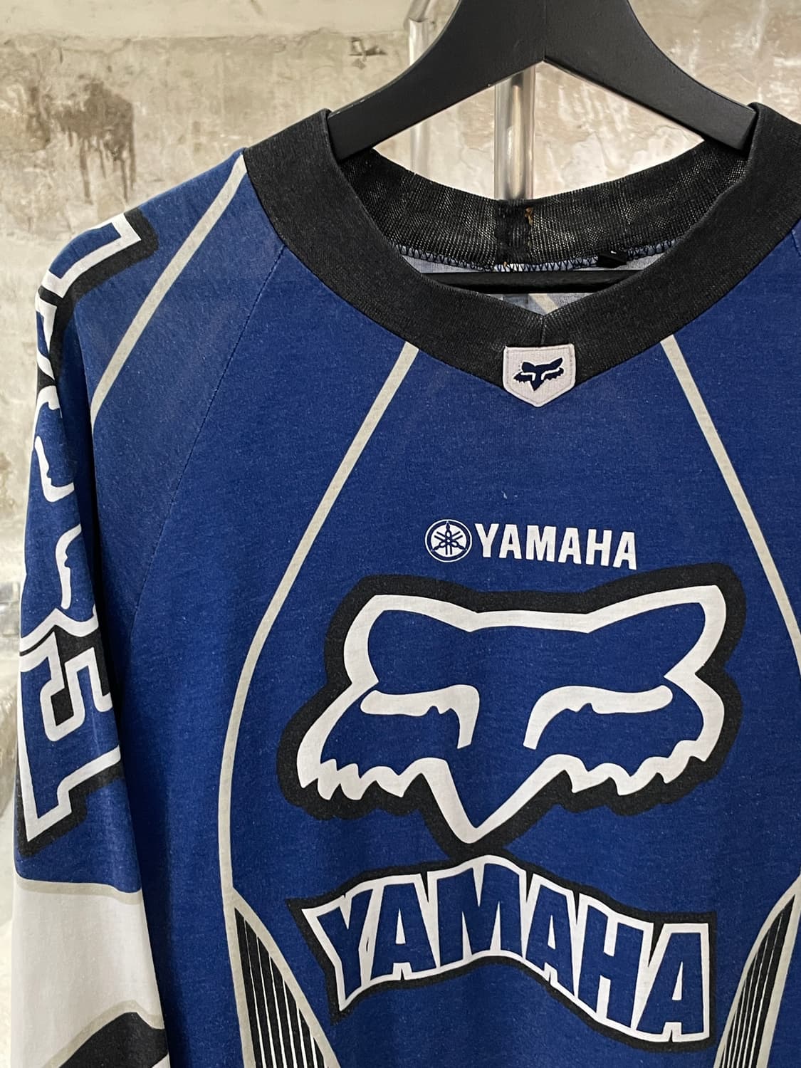 야마하 블루 폭스 레이싱 코튼 롱 슬리브 상품이미지2