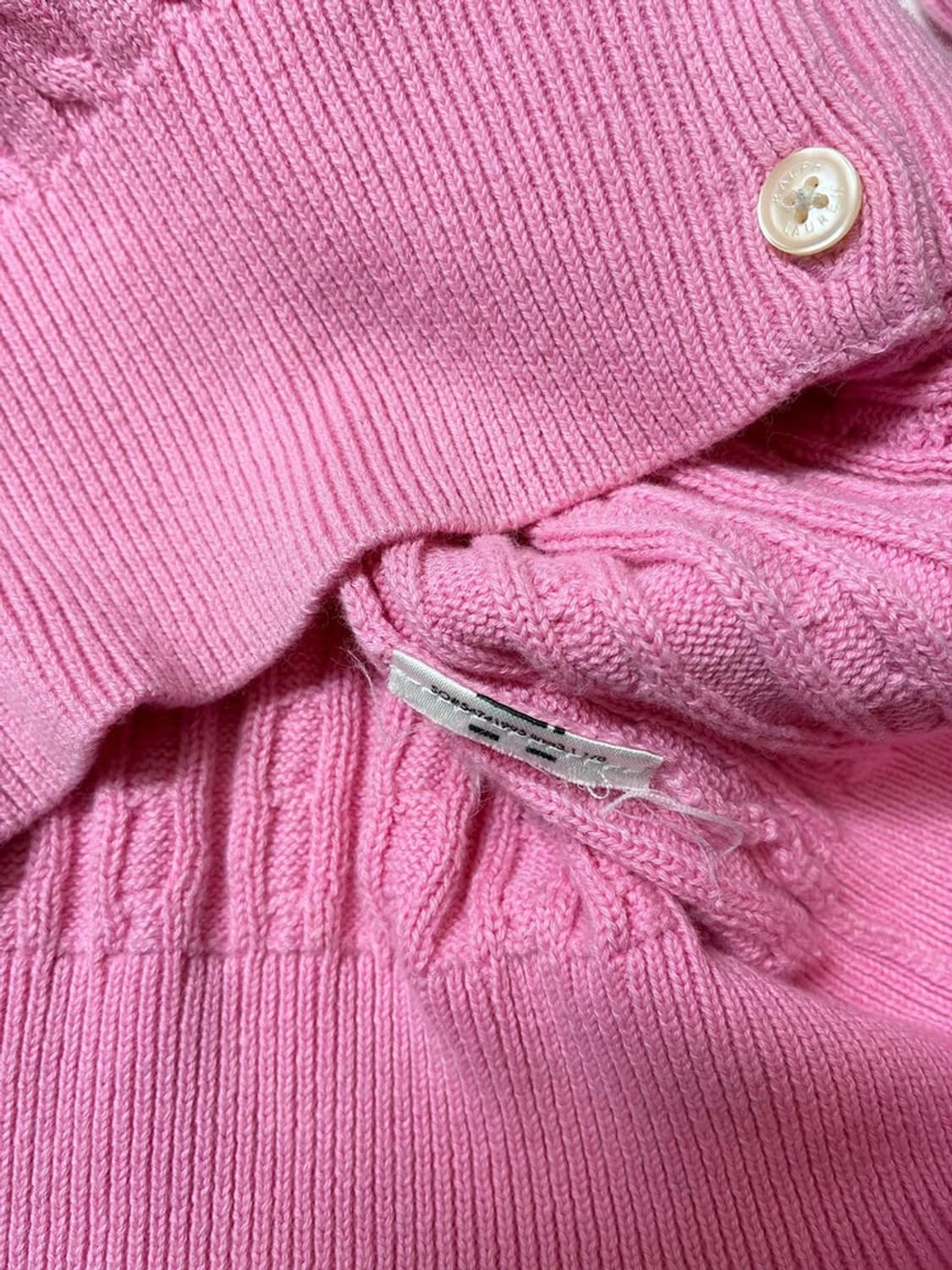 폴로 랄프로렌 큐알 신형 꽈배기 니트 가디건 PN8856 상품이미지7