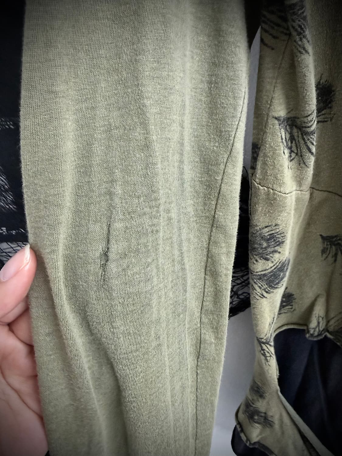 00s grunge skull printing longsleeve 상품이미지8