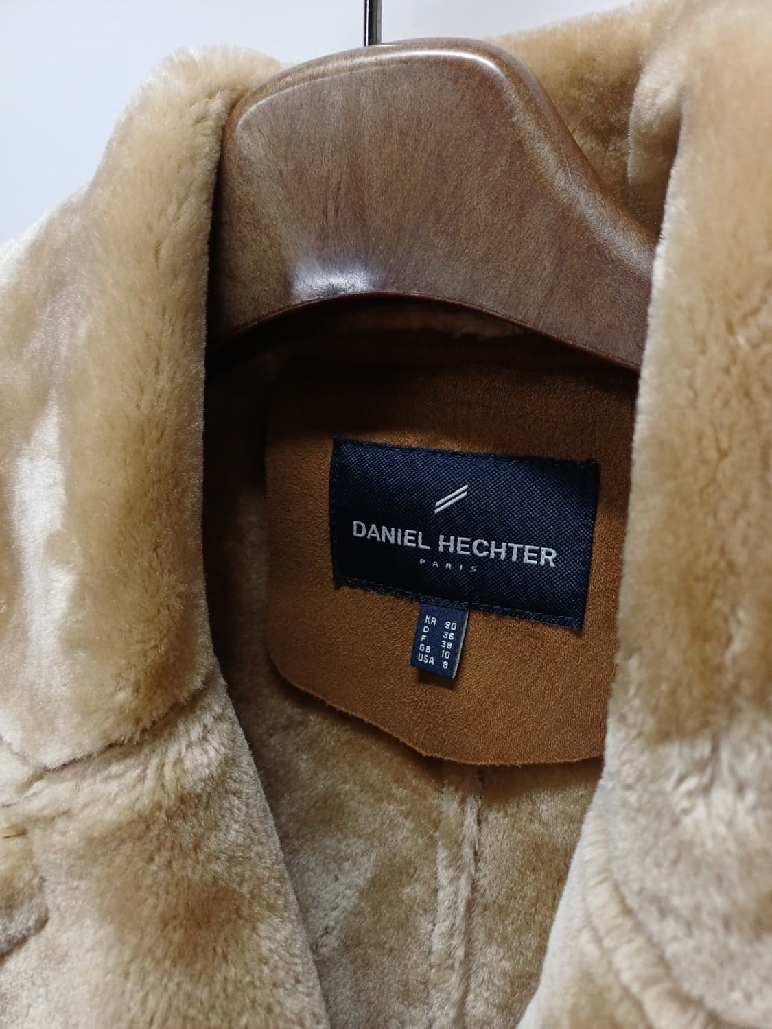 다니엘에스떼(DANIEL HECHTER) 무스탕 롱코트 (66~66반) 상품이미지4