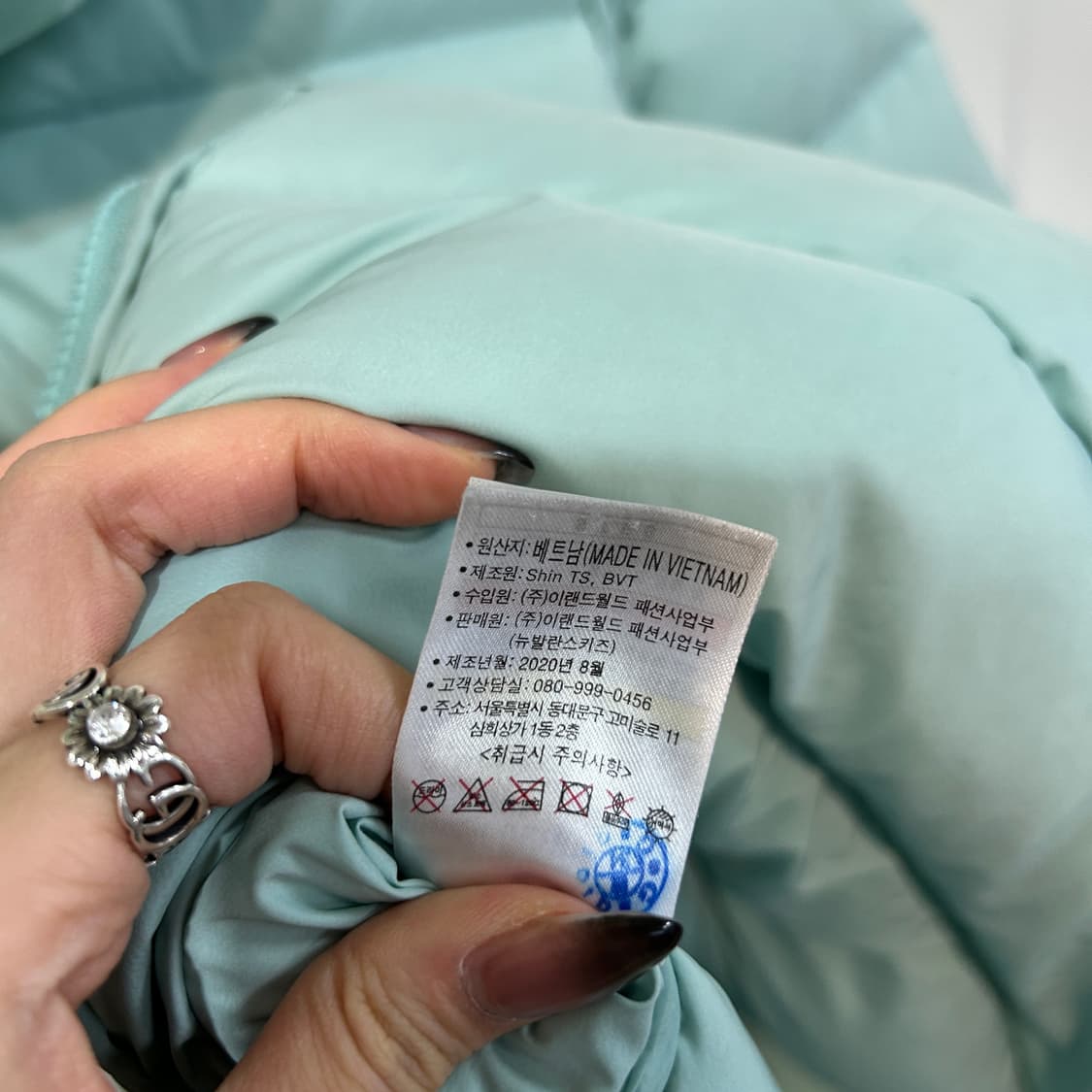 뉴발란스 키즈 구스다운 롱패딩 130  상품이미지5