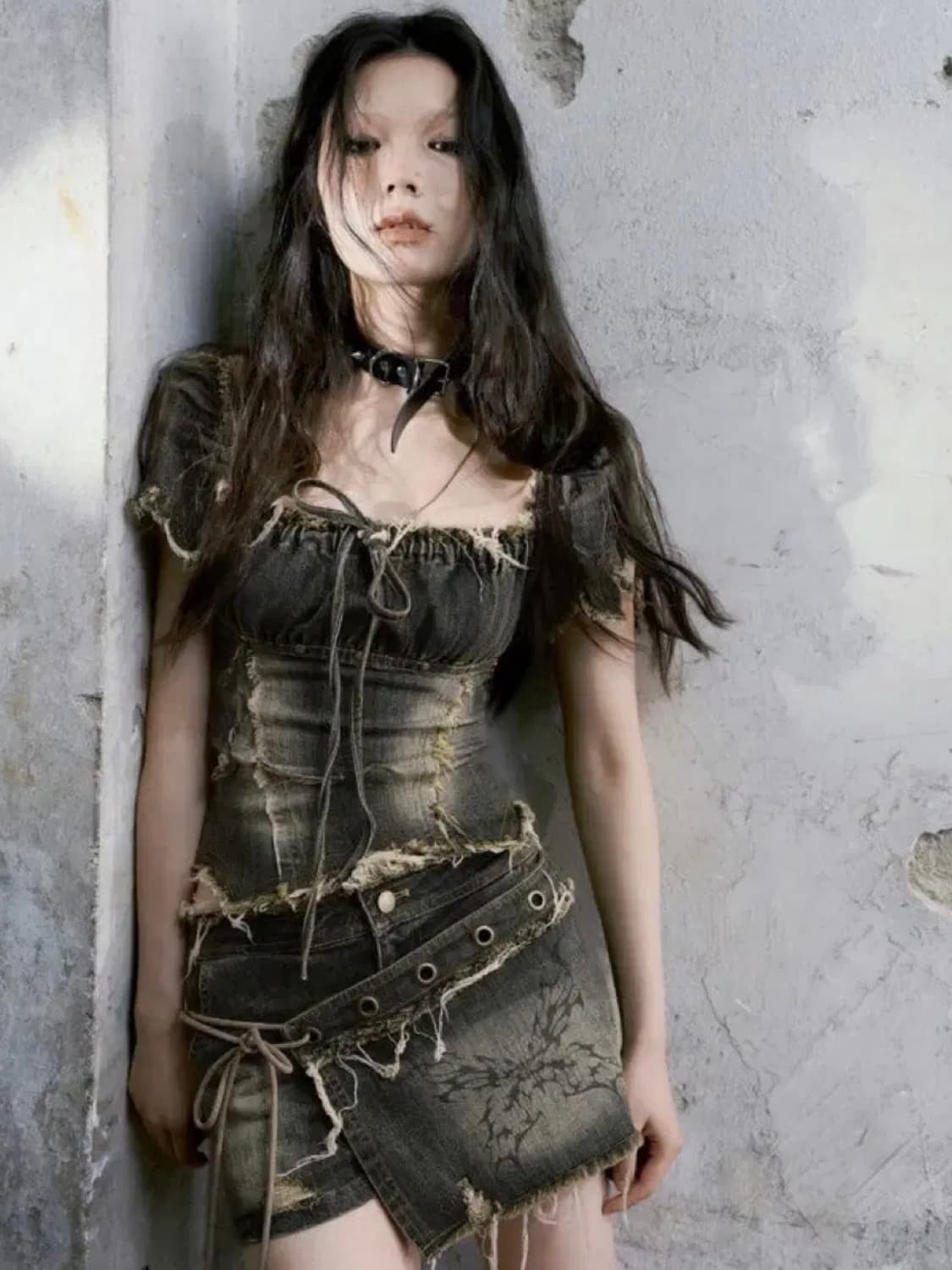 shopcor CestNous 데님 블라우스탑 S 상품이미지2