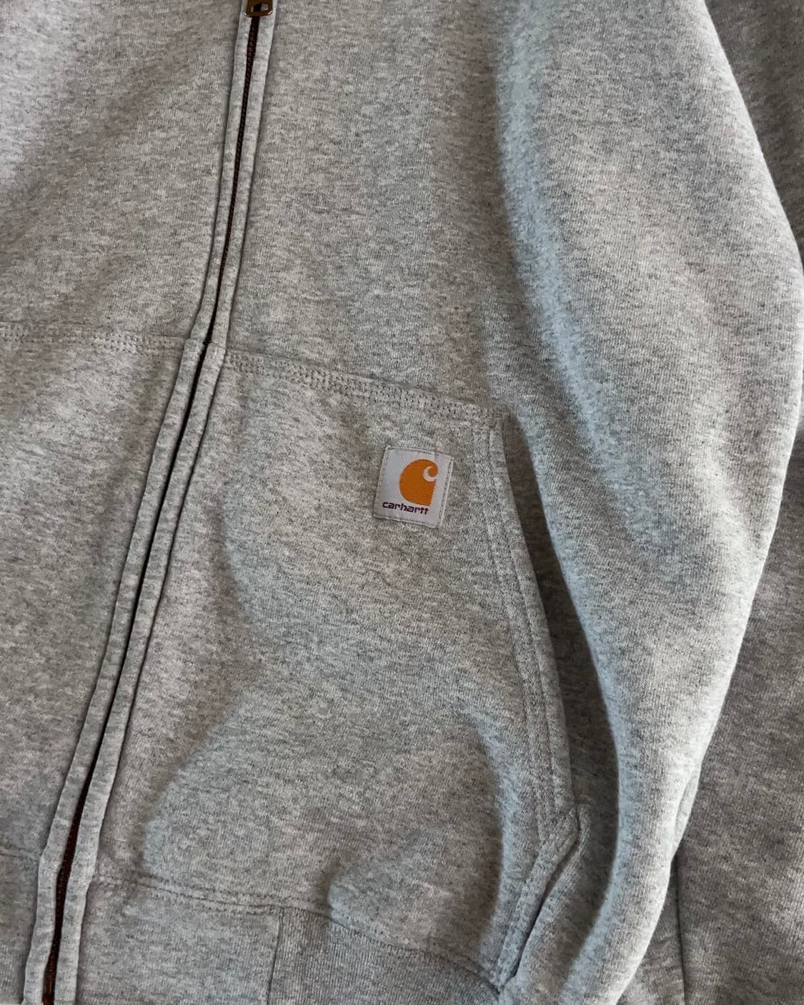 칼하트 그레이 후드집업 M 상품이미지4