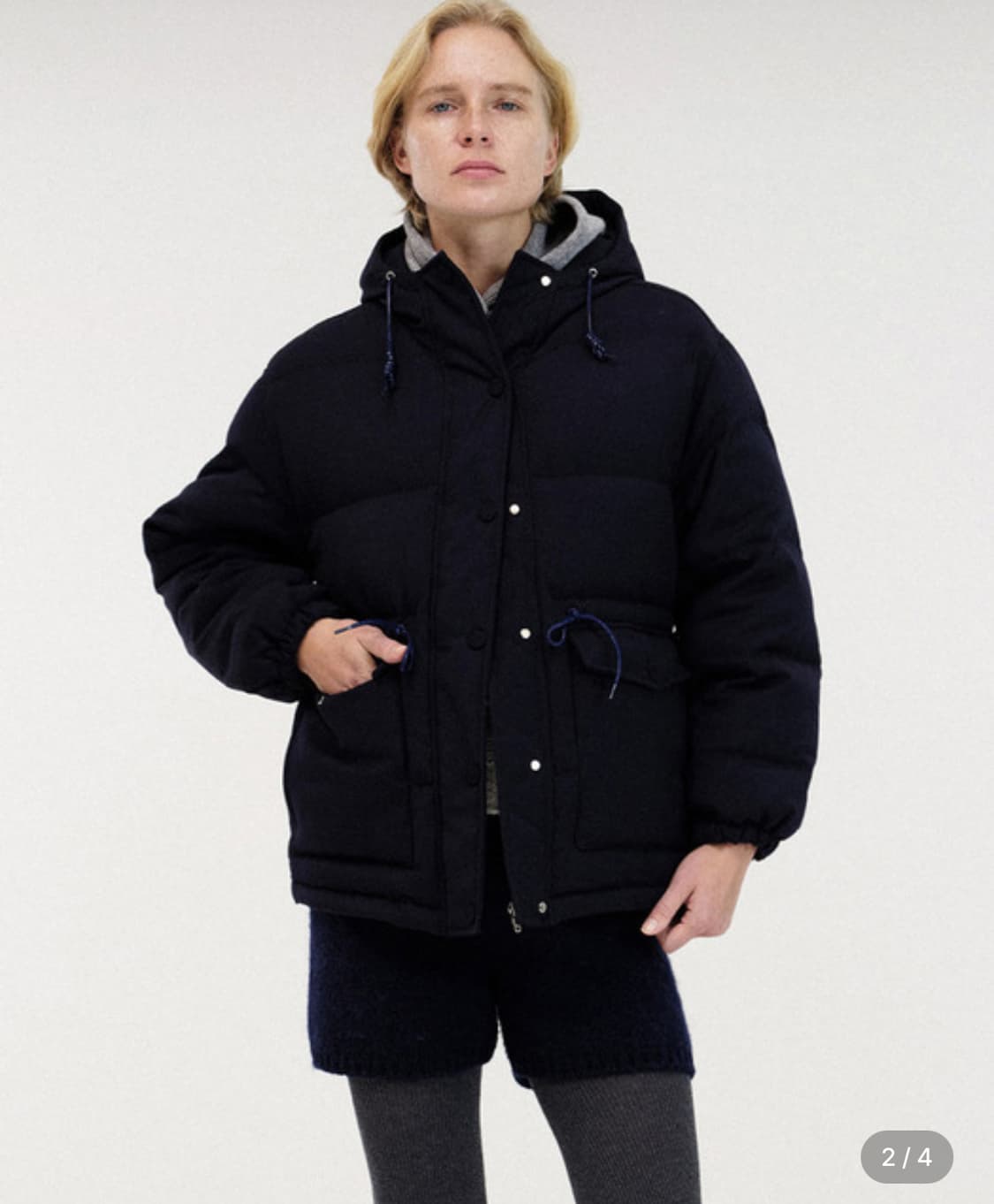 낫띵리튼 Pred puffer parka (Dark navy) 상품이미지2